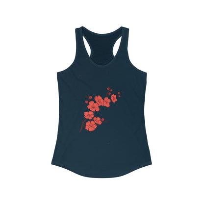 The.Best.Racerback Tank. in Red Cherry Blossom