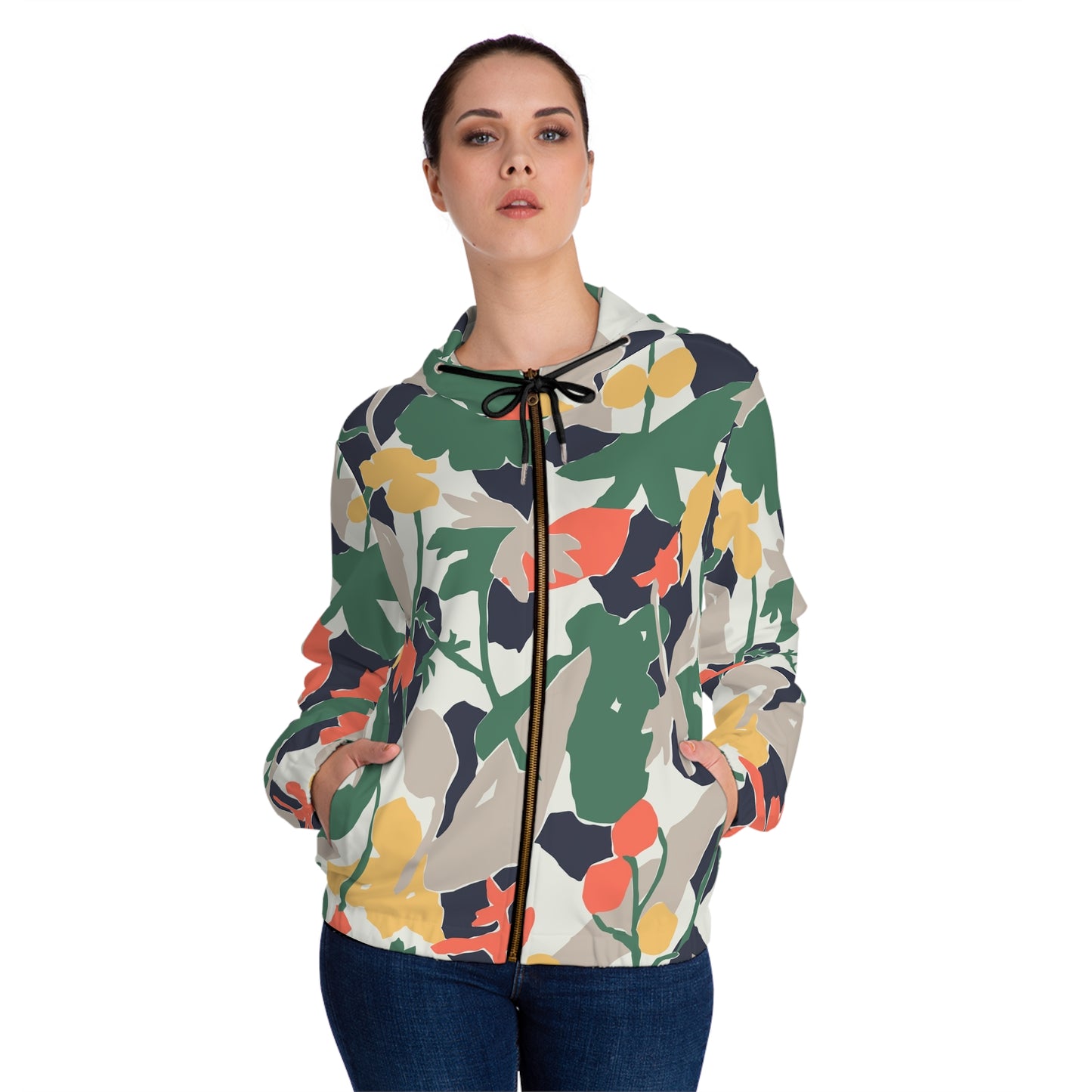 The.Best.Zipped Hoodie. in Floral Burst