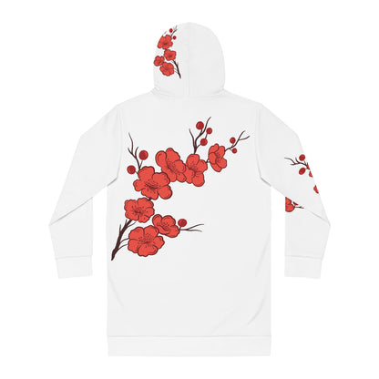 The.Best.Hoodie Dress in Red Cherry Blossom