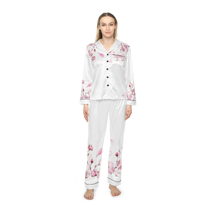 The.Best.Women's Satin Pajamas. in Cherry Blossom