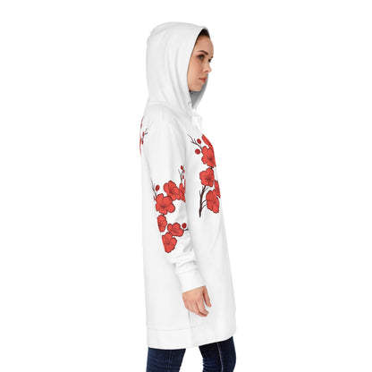 The.Best.Hoodie Dress in Red Cherry Blossom