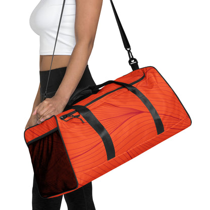 The. Best. Duffle Bag. in Custom Passion Abstract Red