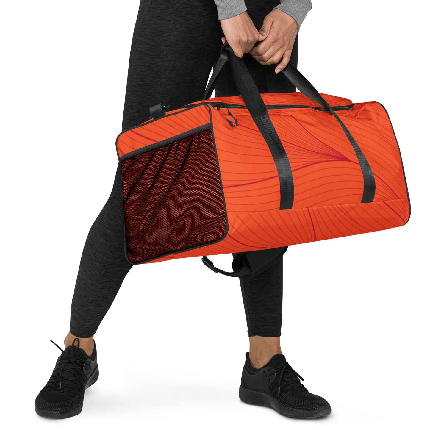 The. Best. Duffle Bag. in Custom Passion Abstract Red