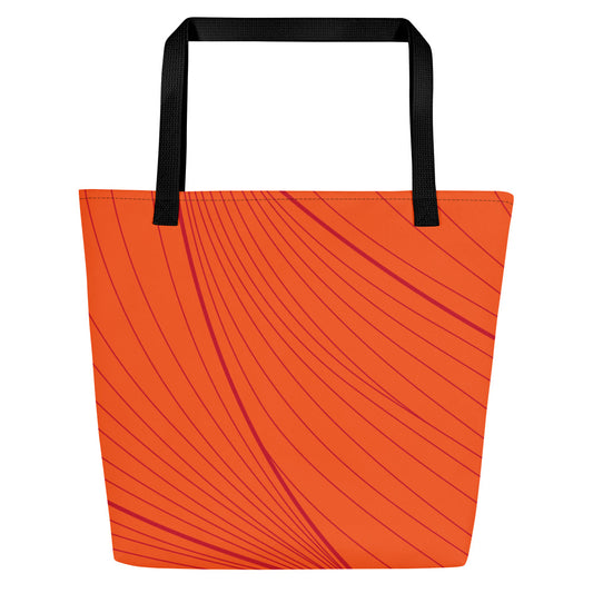 The. Best. Large Tote Bag. in Custom Passion Abstract Red