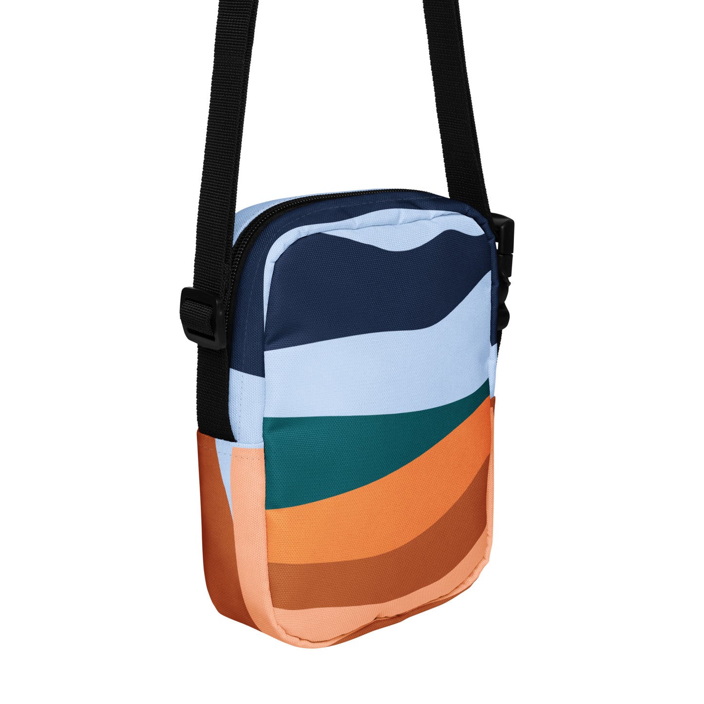 The. Best. Dog Walking/Hiking Utility Crossbody Bag in Custom Wave