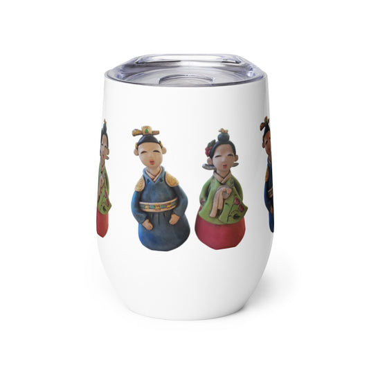 Korean Figurine Wine Tumbler