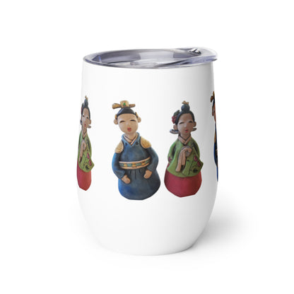 Korean Figurine Wine Tumbler