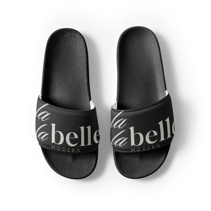 Custom lalabellemodern Women's Slides in Black